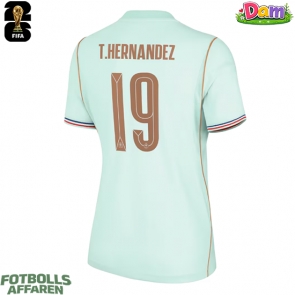 Frankrike Theo Hernandez #19 Bortatröja Kvinnor VM 2026 Kortärmad